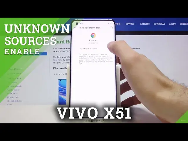 'Video thumbnail for How to Allow Unknown Sources in VIVO X51 5G – Allow Unofficial Sources'