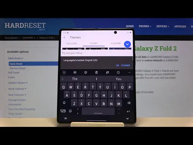 Video thumbnail for How to Change Keyboard Theme in Samsung Galaxy Z Fold 2 – Set Up Colorful Color