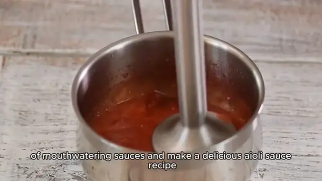 Video thumbnail for aioli sauce recipe