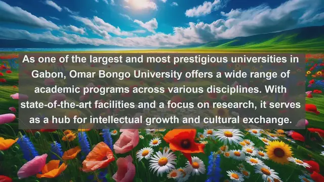 Video thumbnail for Navigating Academic Excellence: Top 10 Universities in Gabon