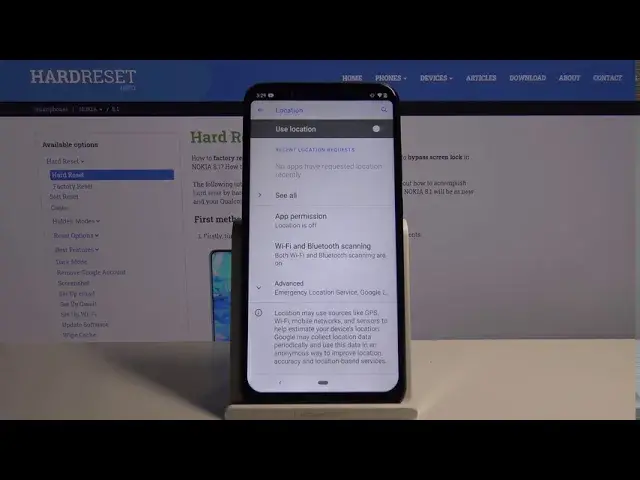 Video thumbnail for How to Turn Off Device Location in NOKIA 8.1 – Location Settings
