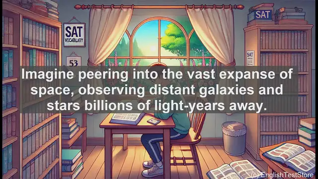 Video thumbnail for 5000 Must Know SAT Vocabulary - SAT Vocabulary: Understanding 'Telescope' Beyond Stargazing