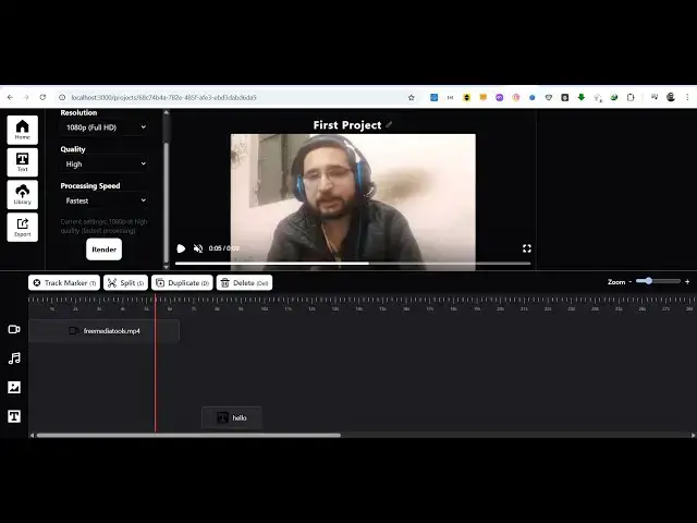 Video thumbnail for Build Next.js FFMPEG WASM Timeline Video Editor in Browser Using Remotion Library in TypeScript