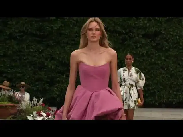 Video thumbnail for Oscar de la Renta Spring 2025: A Garden of Elegance Unveiled