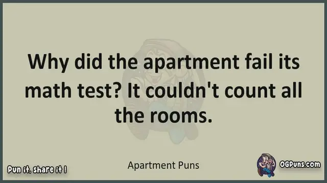 Video thumbnail for Apartment - Jokes, Puns, Wordplays, and Laughter