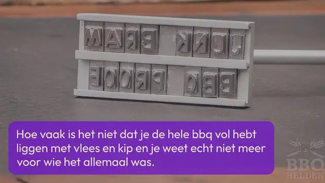 Video thumbnail for BBQ brand ijzer