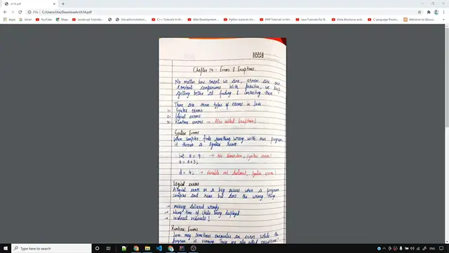 Video thumbnail for Syntax Errors, Runtime Errors & Logical Errors in Java (Demo)