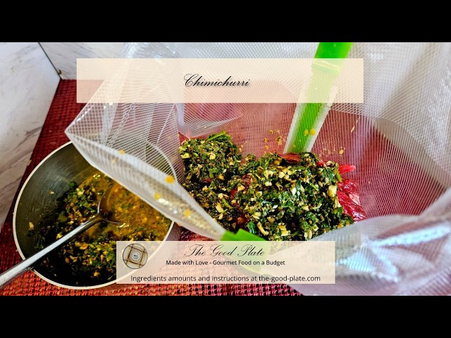 Video thumbnail for Chimichurri in the Food Processor
