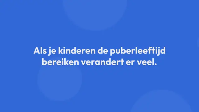 Video thumbnail for Opvoeding in de puberteit – tips puberleeftijd