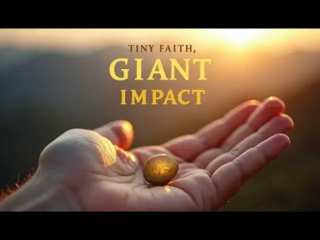 'Video thumbnail for CAN Faith the Size of a MUSTARD SEED Move Mountains?'
