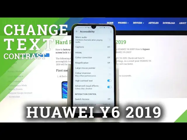 Video thumbnail for How to Change Text Contrast on HUAWEI Y6 2019 – Switch On High Contrast