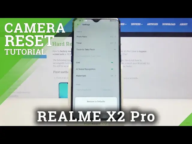 'Video thumbnail for How to Restore Camera Defaults in REALME X2 Pro – Reset Camera Settings'