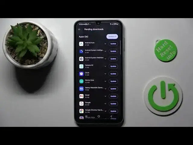 'Video thumbnail for How to Update Apps on SAMSUNG Galaxy A24'