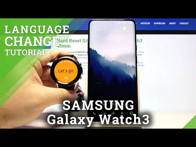 Video thumbnail for How to Change Language in SAMSUNG Galaxy Watch 3 – Language Settings