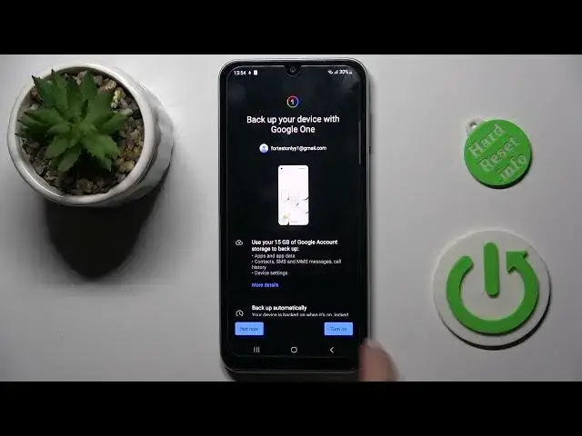 'Video thumbnail for How to Activate Google Backup on SAMSUNG Galaxy A24'