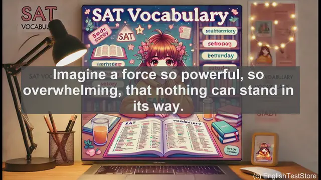 Video thumbnail for 5000 Must Know SAT Vocabulary - Resistless: The Unstoppable Power of Words