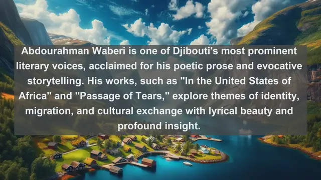Video thumbnail for Discovering Djibouti's Literary Treasures: Top 10 Renowned Writers from Djibouti