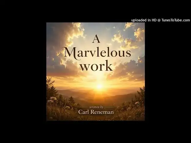 Video thumbnail for A Marvelous Work Written by Carl Reneman lyrics