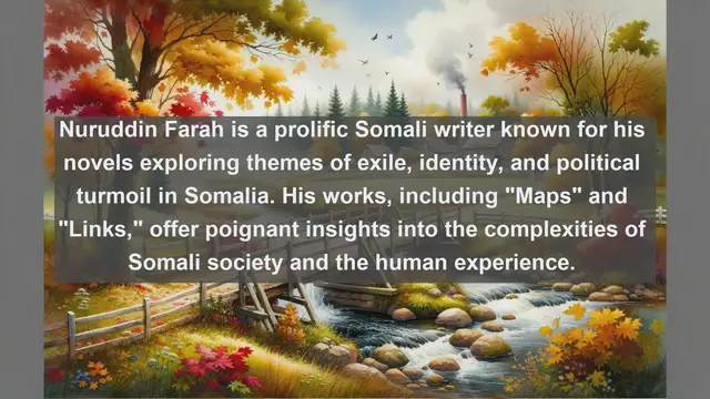 Video thumbnail for Exploring Literary Treasures: Top 10 Famous Writers in Somalia