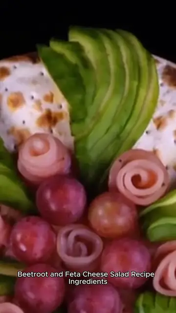 Video thumbnail for Beetroot and Feta Cheese Salad Recipe