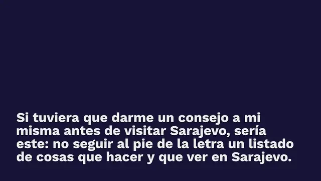 Video thumbnail for Que ver en Sarajevo: Lecciones de historia aceleradas en Bosnia capital.