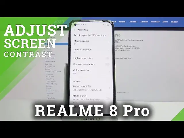 Video thumbnail for How to Activate High Contrast in REALME 8 Pro – Find Screen Options