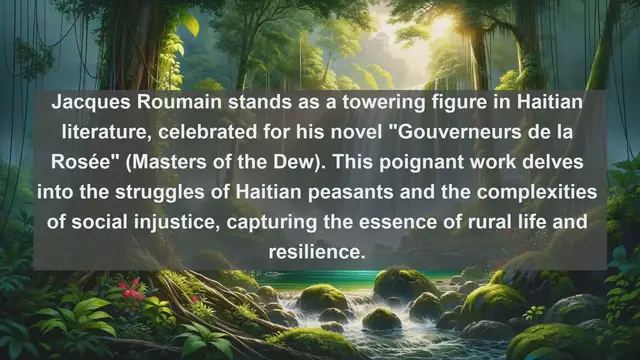 Video thumbnail for Unveiling Literary Gems: Top 10 Renowned Writers from Haiti