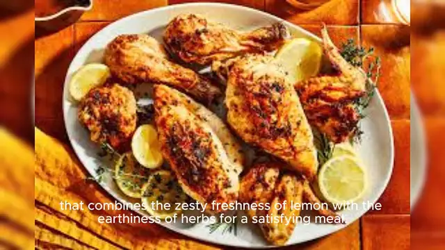 'Video thumbnail for Lemon Herb Roasted Chicken'