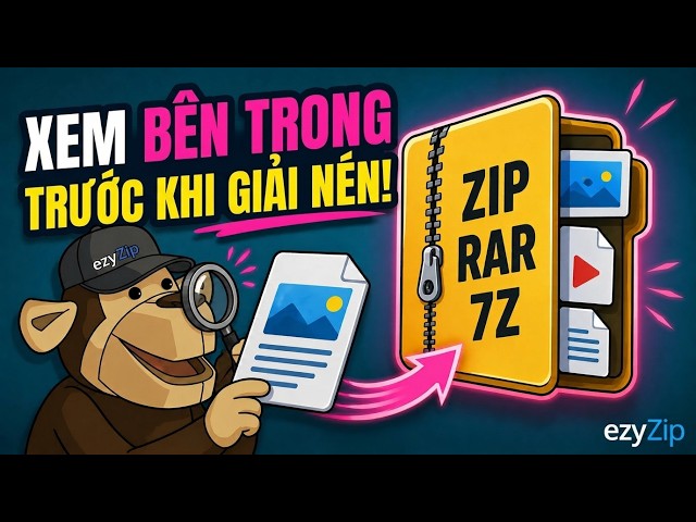 Video thumbnail for 📦 Xem Trước Các Tệp Bên Trong ZIP, RAR Và 7z Mà Không Cần Giải Nén