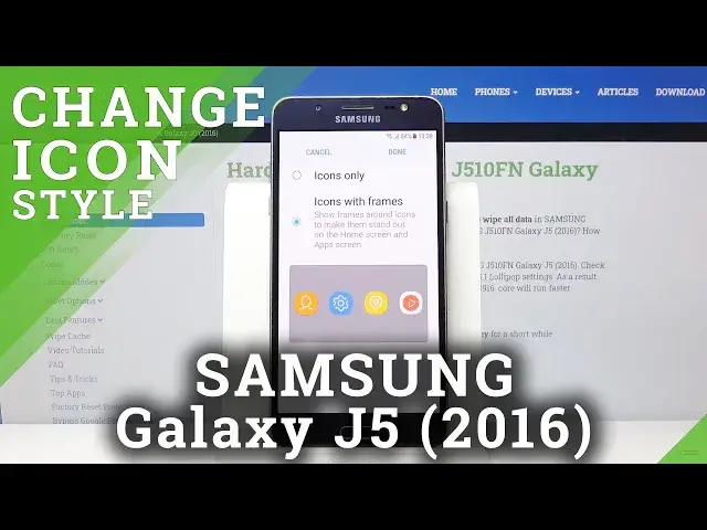 'Video thumbnail for How to Change Icon Style in SAMSUNG Galaxy J5 2016 – Change Icon Theme'