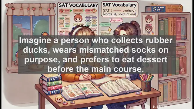 Video thumbnail for 5000 Must Know SAT Vocabulary - What Does 'Eccentric' Mean? SAT Vocabulary Explained