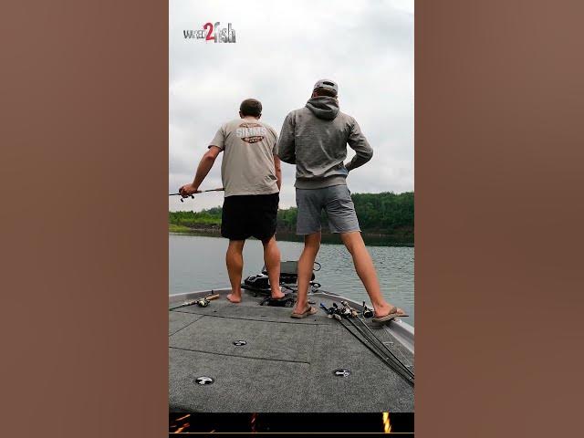 Video thumbnail for Tree Hugger Bass Broke from the Branches #youtubeshorts #bassfishing