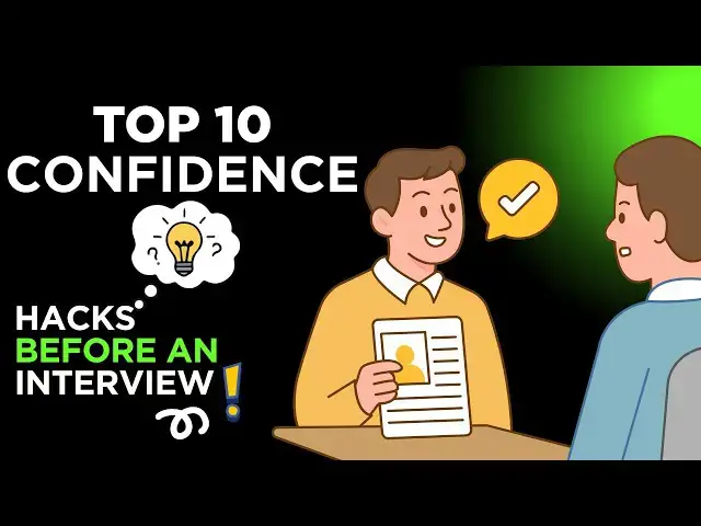 Video thumbnail for How to Be Confident Before an Interview – Top 10 Hacks