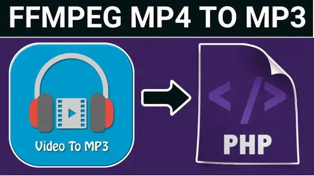 Video thumbnail for PHP FFMPEG Example to Convert MP4 Video to MP3 Audio File Using HTML5 Form in Browser