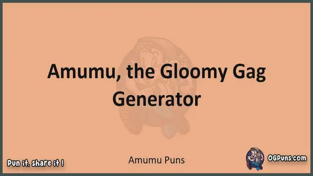 Video thumbnail for Amumu - Jokes, Puns, Wordplays, and Laughter