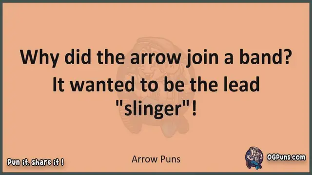 Video thumbnail for Arrow - Jokes, Puns, Wordplays, and Laughter