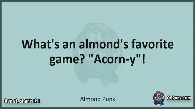 Video thumbnail for Almond - Jokes, Puns, Wordplays, and Laughter