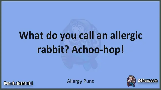 Video thumbnail for Allergy - Jokes, Puns, Wordplays, and Laughter
