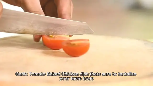 Video thumbnail for Garlic Tomato Baked Chicken Recipe