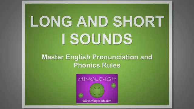 Video thumbnail for Long And Short I Sounds: Master English Pronunciation & Phonics Rules