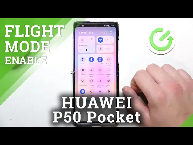 'Video thumbnail for How to Enable and Disable Airplane Mode on HUAWEI P50 Pocket'