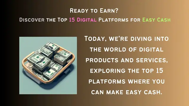 Video thumbnail for Ready to Earn_ Discover The Top 15 Digital Platforms for Easy Cash