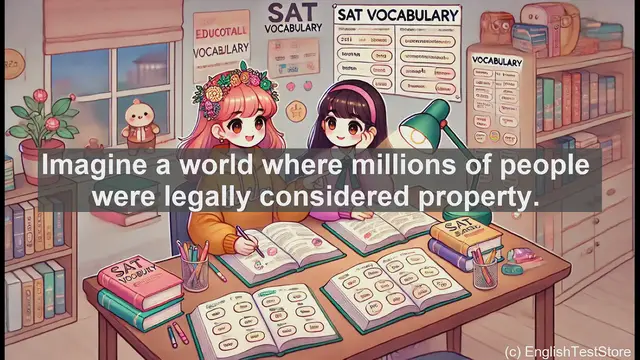 Video thumbnail for 5000 Must Know SAT Vocabulary - Manumission: The Act of Freeing Slaves