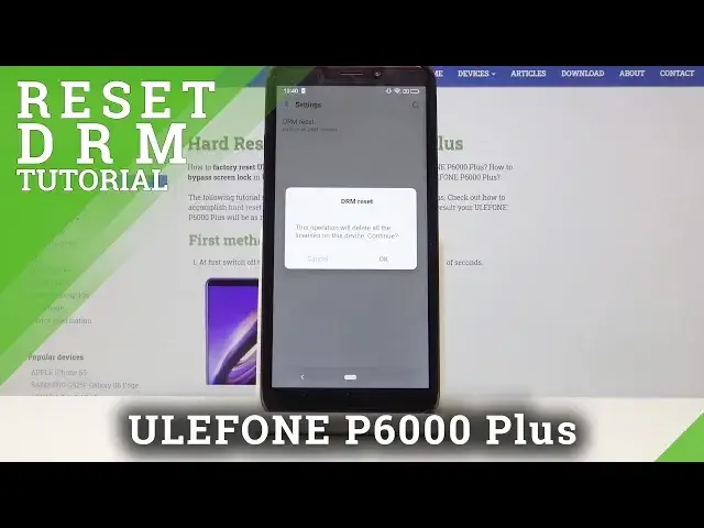 'Video thumbnail for How to Reset DRM in ULEFONE P6000 Plus - Digital Rights Management'