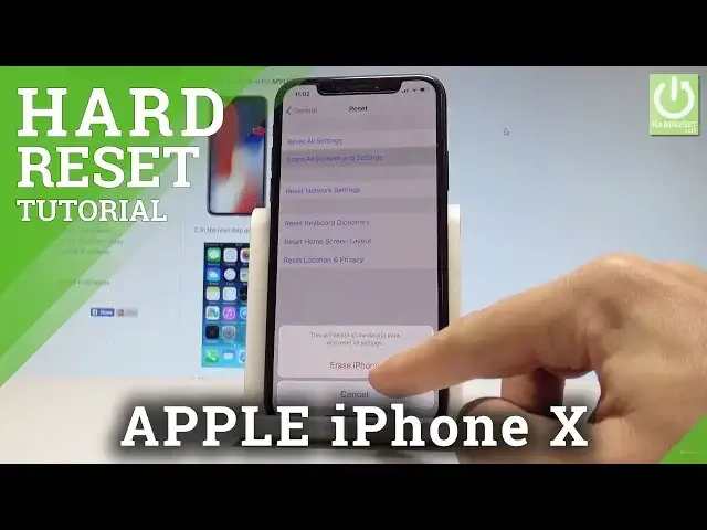 Video thumbnail for APPLE iPhone X HARD RESET / Wipe Data / Restore iOS