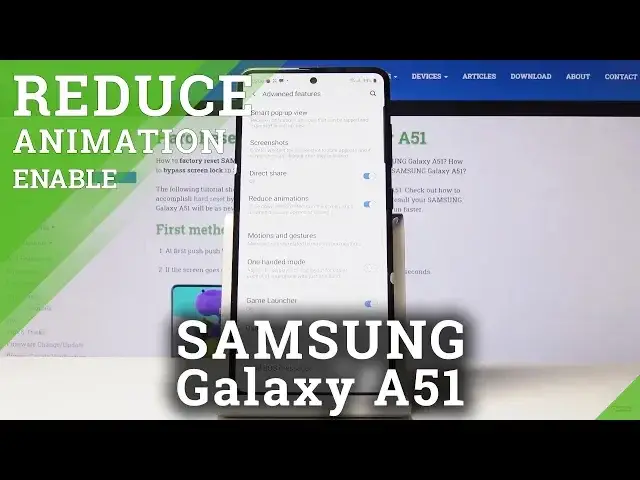 Video thumbnail for How to Reduce Animation in SAMSUNG Galaxy A51 – Animator Duration Scale