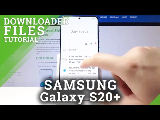 'Video thumbnail for How to Locate Download Files in Samsung Galaxy S20+ | Find Saved Files'