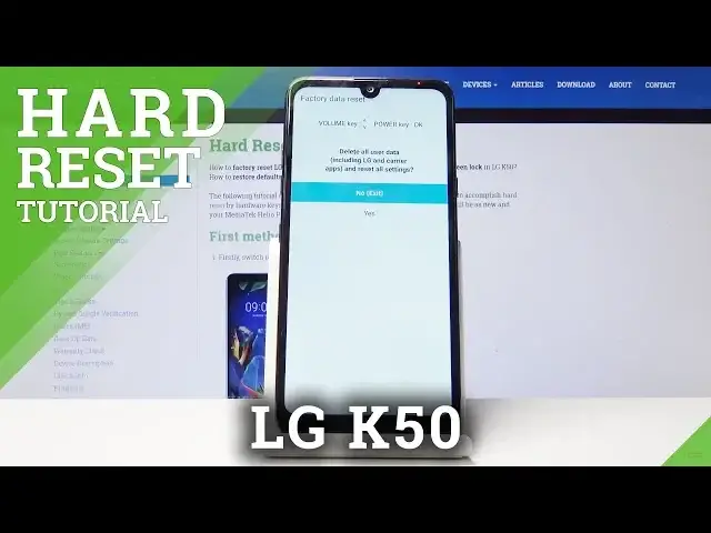'Video thumbnail for Hard Reset LG K50 - Bypass Screen Lock / Wipe Data'