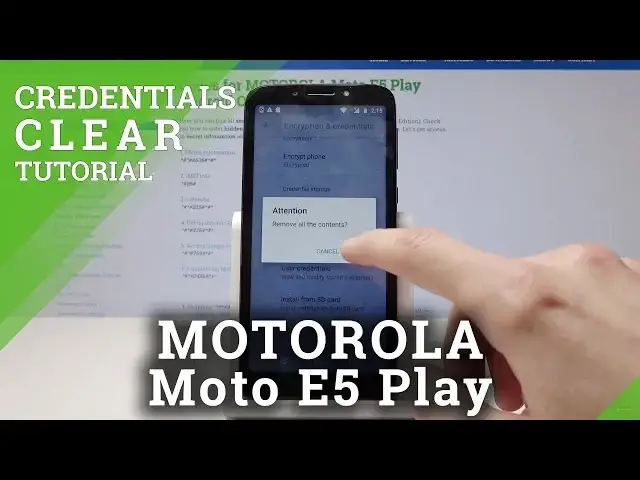 'Video thumbnail for How to Clear Credentials in Motorola Moto E5 Play – Delete All Licenses'