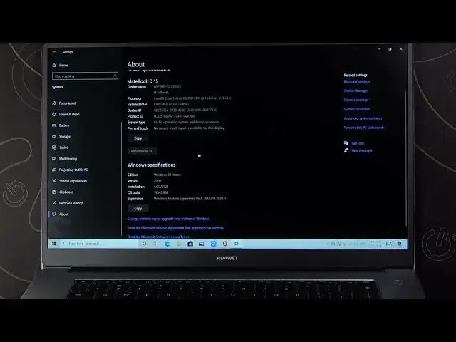 Video thumbnail for How to Check Device & Windows Specs in Huawei MateBook D15?